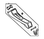 4E0863241D24A - Body: Console Base for Audi Image