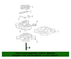 Spare Tire Stud 11548879 GM | GMPartsDirect.com