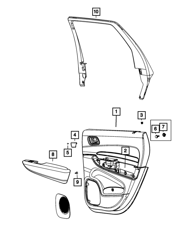 68082486AA - Body Sheet Metal Except Doors: Screw for Dodge: Charger, Durango | Jeep: Grand Cherokee, Grand Cherokee L, Grand Cherokee WK | Ram: 1500 Image