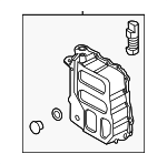 452803B011 - Engine: Cover for Hyundai: Azera, Santa Fe, Santa Fe Sport, Sonata Image