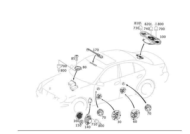 2118206602 - Electrical System: Speaker for Mercedes-Benz Image image