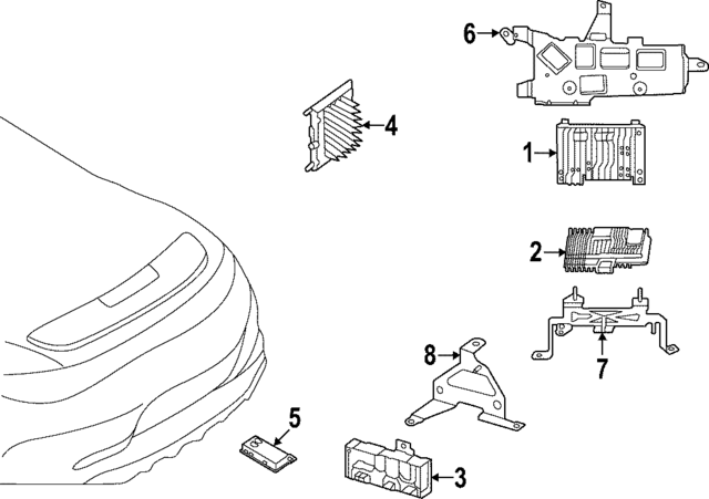 2979000022 - Electrical: Lift-gate Control Module for Mercedes-Benz Image