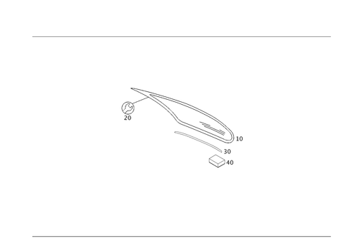 Rear Window for 2003 Mercedes-Benz E500 #0