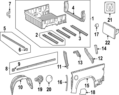 Fuel Door for 2025 Toyota Tundra #0