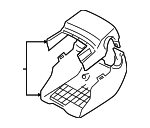 4528653912C0 - Steering: Column Cover for Lexus: IS F, IS250, IS350 Image