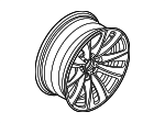 36116777351 - Suspension: Wheel, Alloy for BMW: 528i, 528xi, 535i, 535xi, 550i, M5 Image