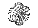 36118036949 - Suspension: Wheel, Alloy for BMW: 525i, 525xi, 528i, 528i xDrive, 528xi, 530i, 530xi, 535i, 535i xDrive, 535xi, 550i, M5 Image