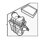 LR031926 - Air &amp; Fuel Delivery: Air Cleaner Assembly for Land Rover: LR2 Image