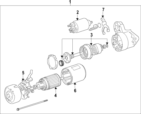 Starter for 2009 Pontiac G3 #0