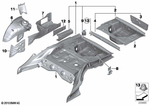 41127263818 - Bodywork: Luggage Compartment Floor, Rear for BMW Image