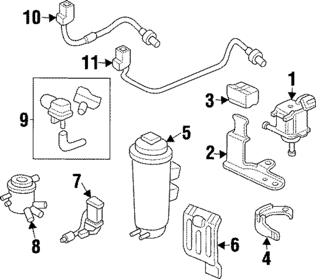 36531P8AA01 - Emission System: Ft Oxygen Sensor for Acura Image