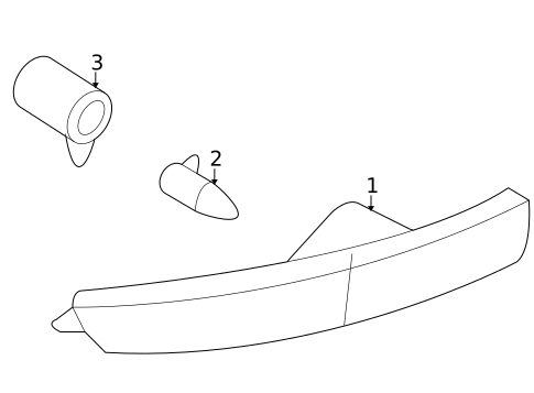 Side Marker Lamps for 2010 Lincoln MKX #0