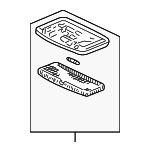 34250SM4961ZJ - Body: Dome Lamp Assembly for Honda: CR-V Image