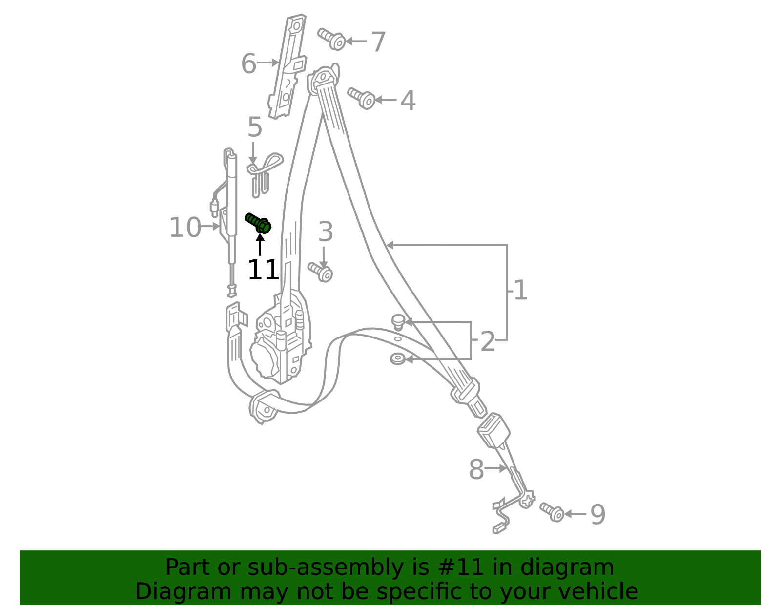 WHT-004-969 - Tensioner Bolt 2018-2025 Audi | Audi OEM Parts