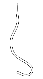 MB084759 - Body: Water Hose for Mitsubishi: Eclipse, Eclipse Cross, Galant, Lancer, Mirage, Mirage G4, Montero, Montero Sport, Outlander, Outlander PHEV, Outlander Sport Image