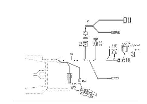 Remote Trunk Release for 2001 Mercedes-Benz S55 AMG #0