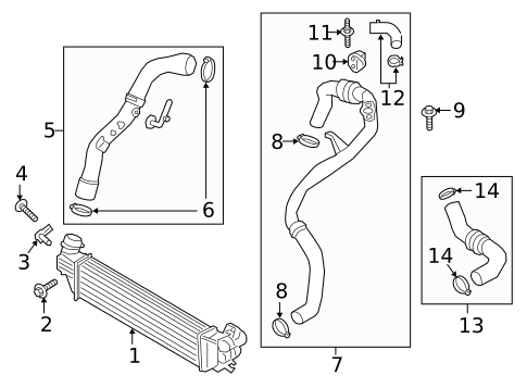 Intercooler for 2020 Lincoln Continental #0