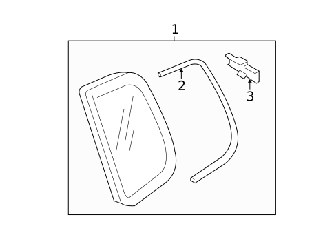 Glass & Hardware for 2017 Volkswagen Tiguan #0