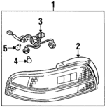 81550AC010 - Electrical: Combo Lamp Assembly for Toyota: Avalon Image