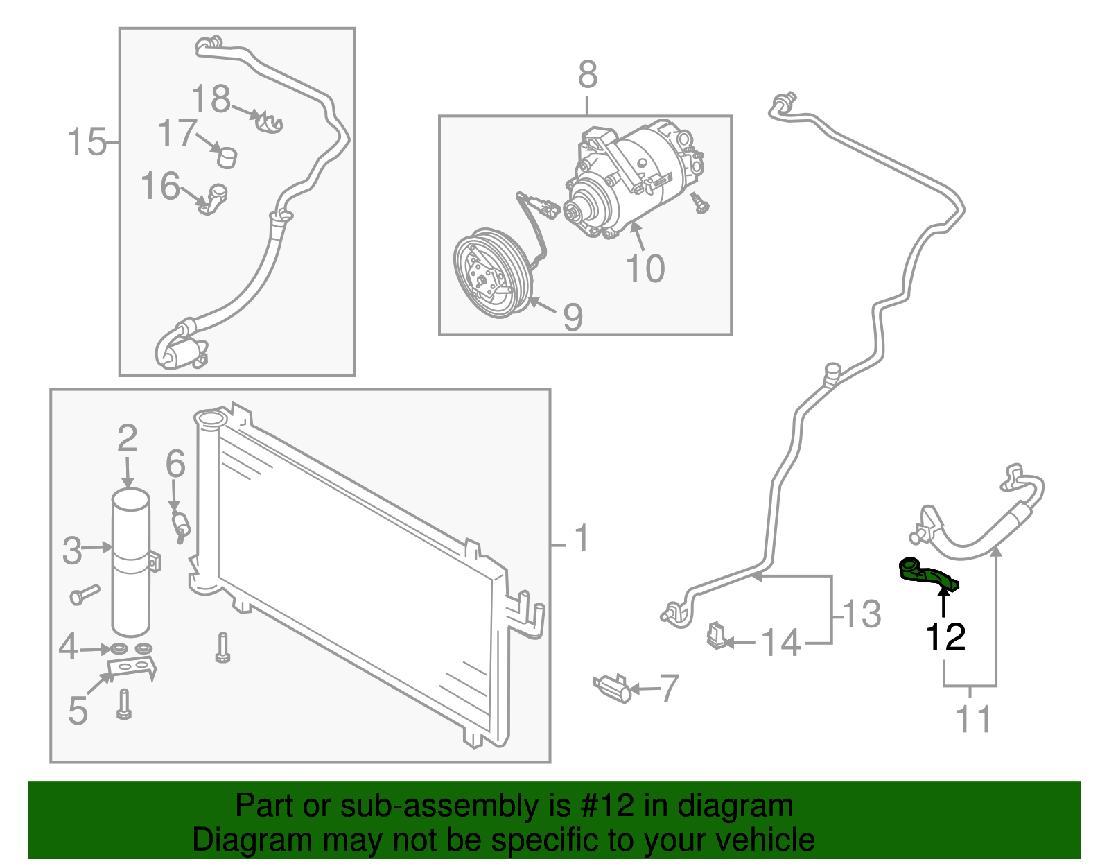 Pressure Hose Bracket - Nissan (92554-EV00B)