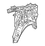 716013R051 - Body: Inner Quarter Panel for Kia: Cadenza Image