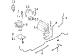 11611312737 - Emission Control: Secondary Air Injection Pump Check Valve for BMW Image