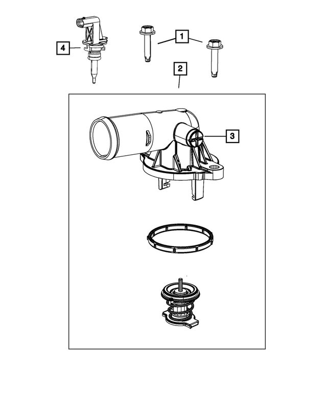 68217702AD - Cooling: Fluid Temperature Sensor for Mopar Image image