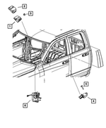 68346749AB - Restraints: Air Bag Control Module for Ram: 2500 Image
