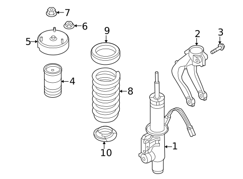 Suspension, Springs & Related Components for 2015 BMW X6 #0
