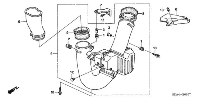 Resonator Chamber (V6) (2) for 2006 Honda Accord #0