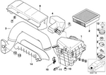 13711743314 - Fuel Preparation System: Intake Muffler for BMW Image