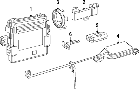Keyless Entry Components for 2023 Dodge Hornet #0