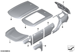 41009634548 - Bodywork: Hood for Mini: Countryman S ALL4, Countryman SE ALL4, JCW Countryman ALL4 Image image