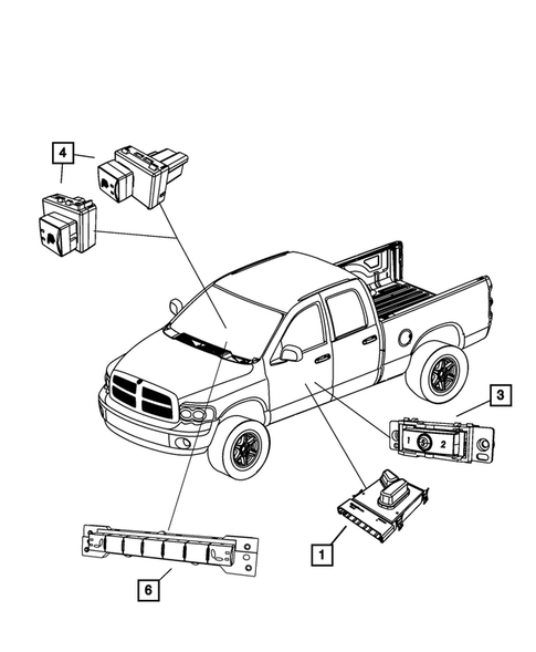 Switches for 2010 Dodge Ram 1500 #1