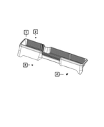 6034699 - Interior Trim: Pan Head Screw for Chrysler: Sebring | Ram: 1500, 1500 Classic, 2500, 3500 Image