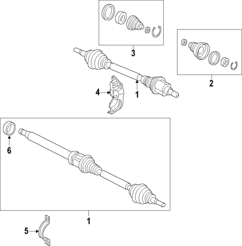 Axle Shafts & Joints for 2019 Ford Fiesta #0