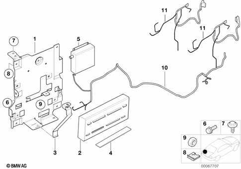 Mobile Telephone for 2005 BMW X5 3.0i #1