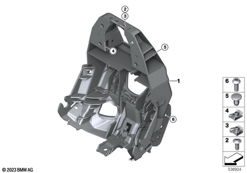 Motorcycle Trim Section, Windshield for 2025 BMW-Motorrad F 900 GS #5