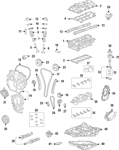 Oil Cooler for 2022 Cadillac XT5 #0