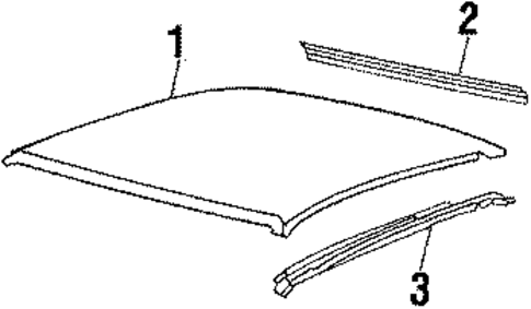 Roof for 1986 Pontiac Bonneville #0