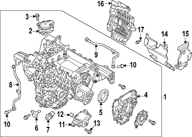 365411XBB0 - Electrical: Front Cover for Hyundai Image