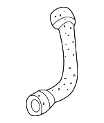 8D0121055E - Cooling System: Lower Hose for Audi Image