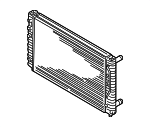 8D0121251BB - Cooling System: Radiator for Audi Image