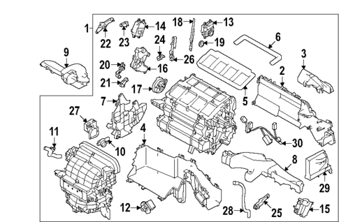 HVAC Case for 2025 Subaru Forester #0