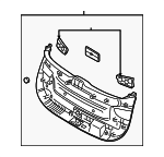 81710S1100NNB - : Lower Trim Panel for Hyundai Image