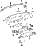 9741434000AQ - : Cover for Hyundai: Sonata Image