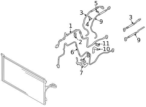 Rear AC Lines for 2010 Audi Q7 #0