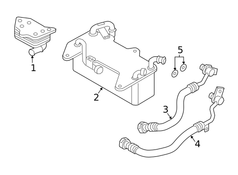 Trans Oil Cooler for 2019 Audi RS5 Sportback #0