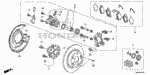 1473TA0A51 - Chassis: CALIPER SET, RR. for Honda Image