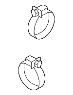 L3K913735 - Engine: Air Pipe Clamp for Mazda: 3, 6, CX-7 Image